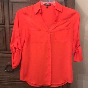 Ladies Express button down top